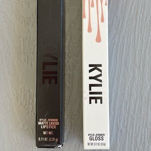 Kylie Jenner lip stick and lip gloss (1wish and Koko k colors)